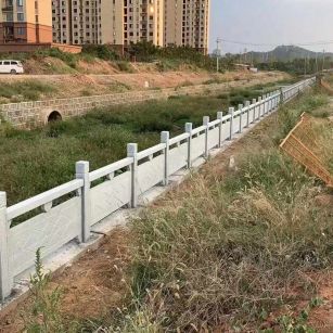 北京 白麻河道栏杆效果展示图