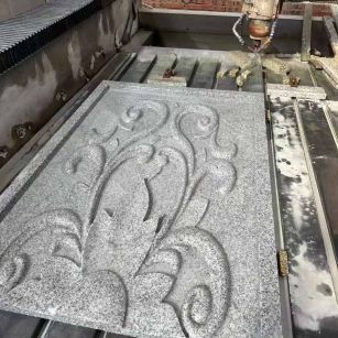 北京 白麻别墅干挂雕花板