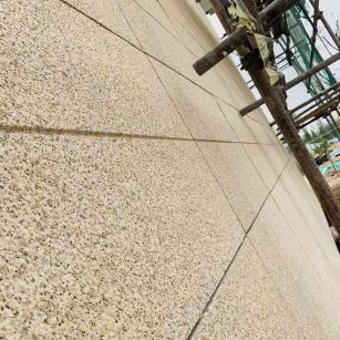 北京 黄金麻花岗岩荔枝面外墙干挂石材效果示例