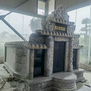 北京 芝麻白墓碑效果展示图