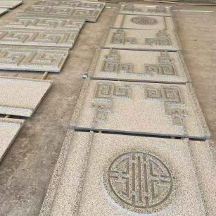 北京 白麻花岗岩外墙立面雕刻板