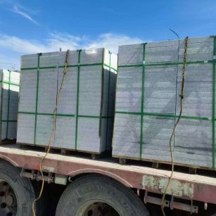 北京 芝麻白花岗岩地铺石装车日常