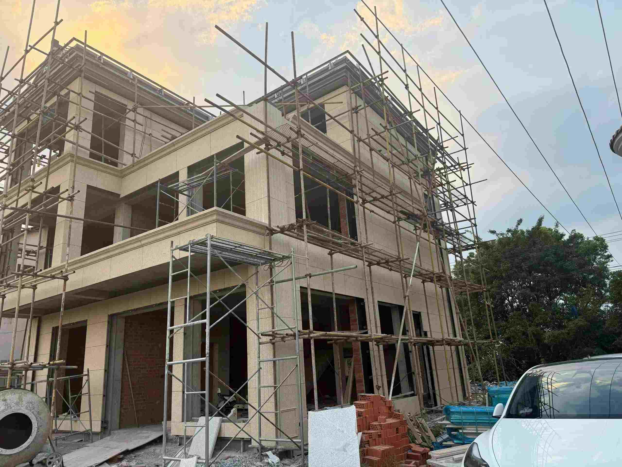 北京 黄金麻荔枝面花岗岩外墙干挂