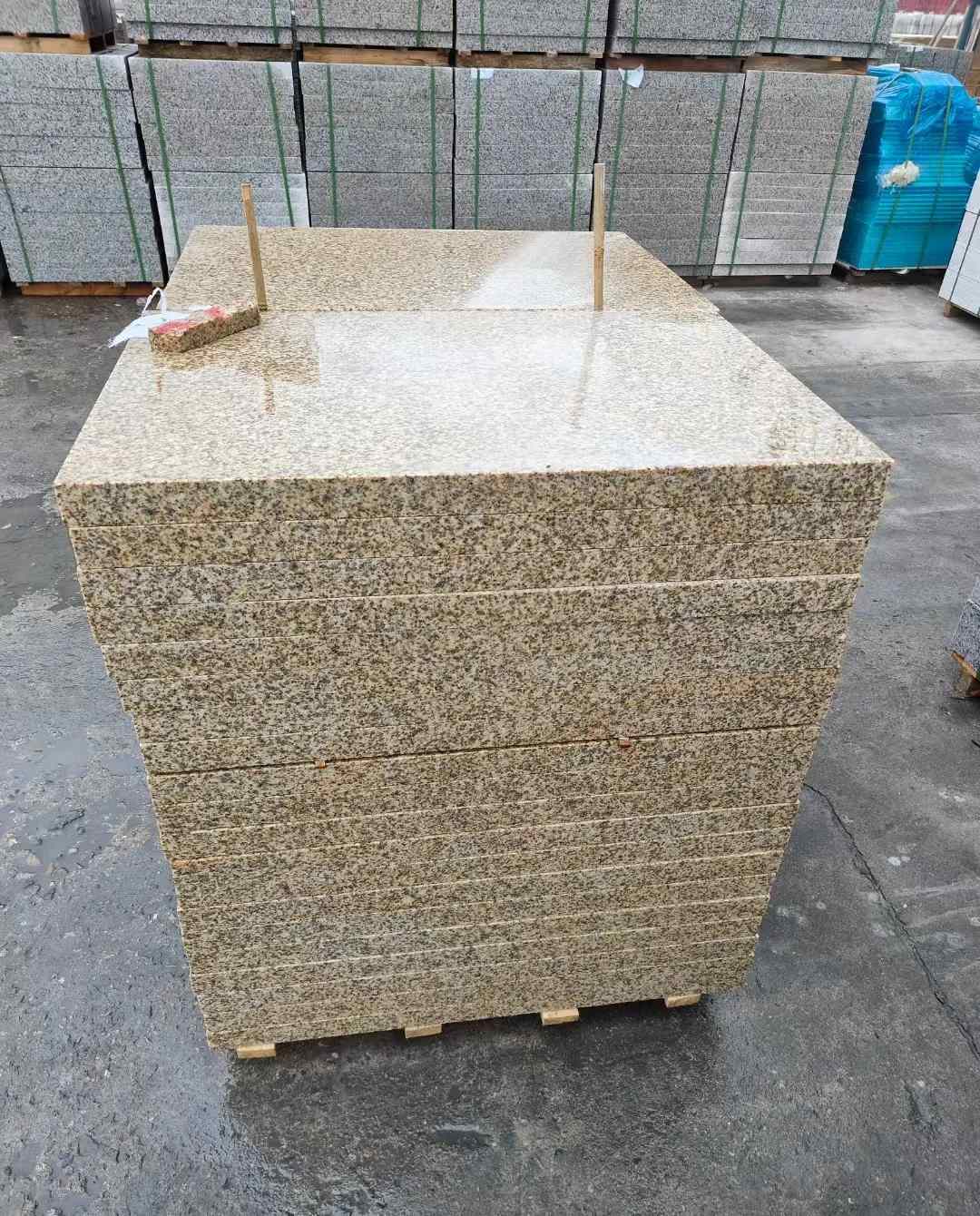 北京 湖北黄金麻花岗岩石材荔枝面外墙石材