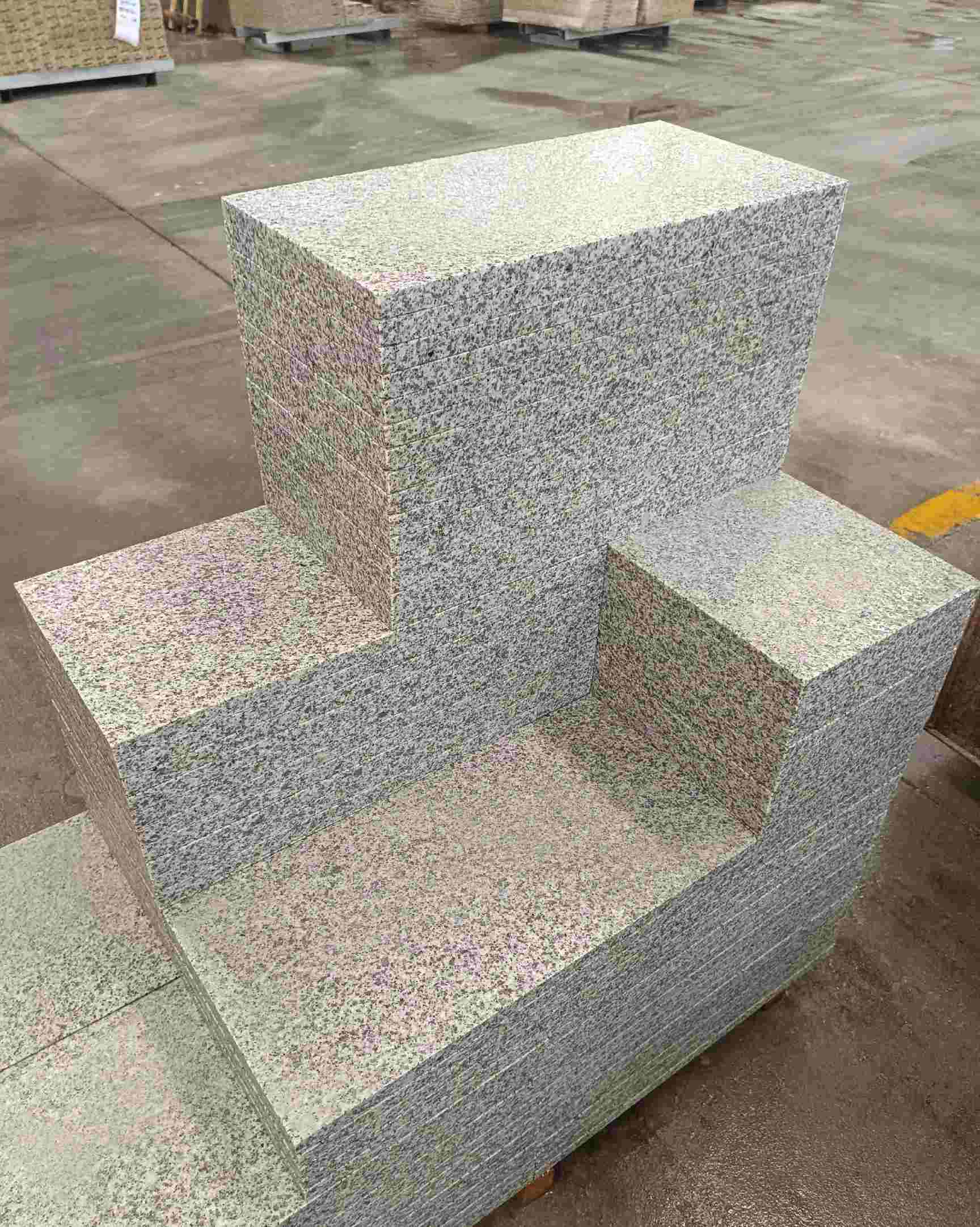 北京 白麻花岗岩荔枝面地铺石