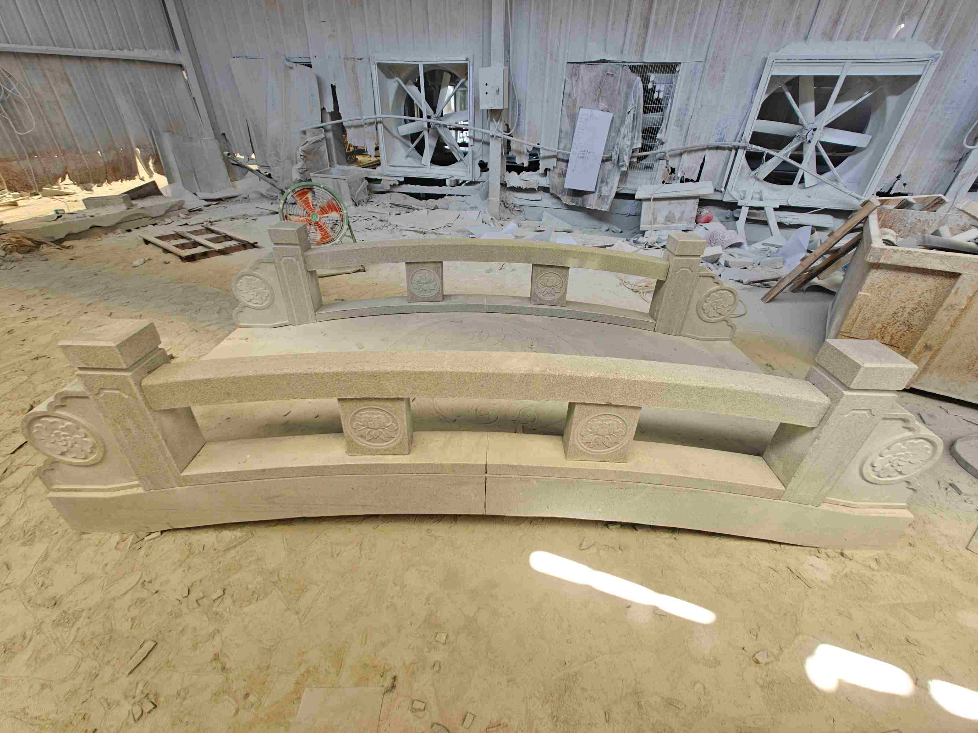 北京 芝麻灰花岗岩异形加工-拱桥，石桥