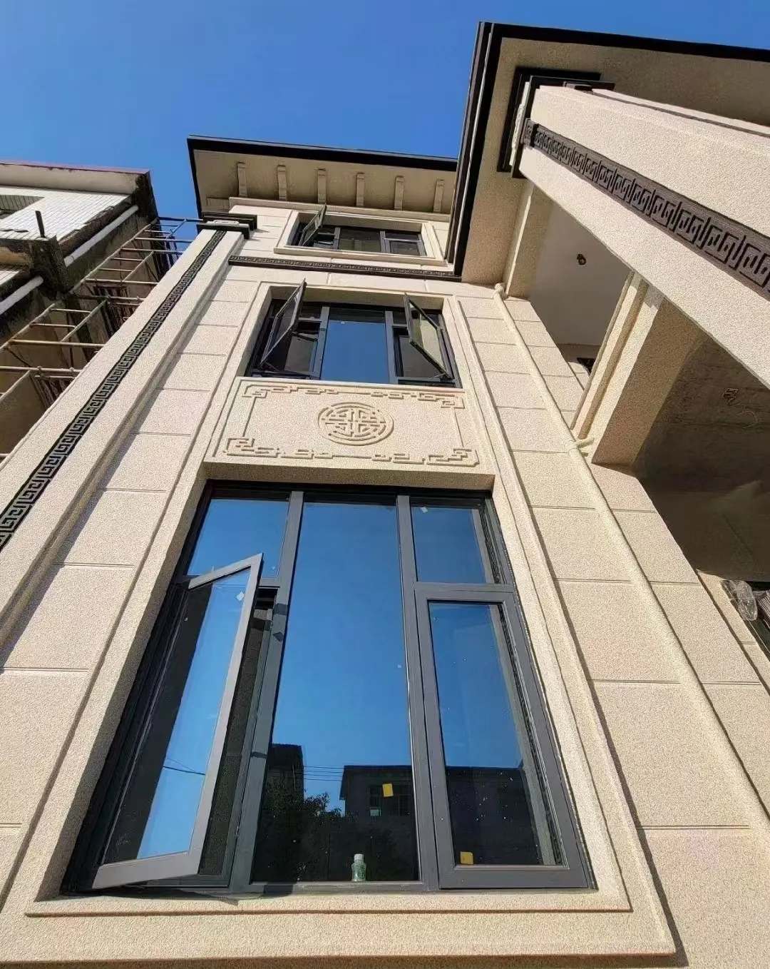 北京 黄金麻荔枝面别墅外墙干挂效果展示