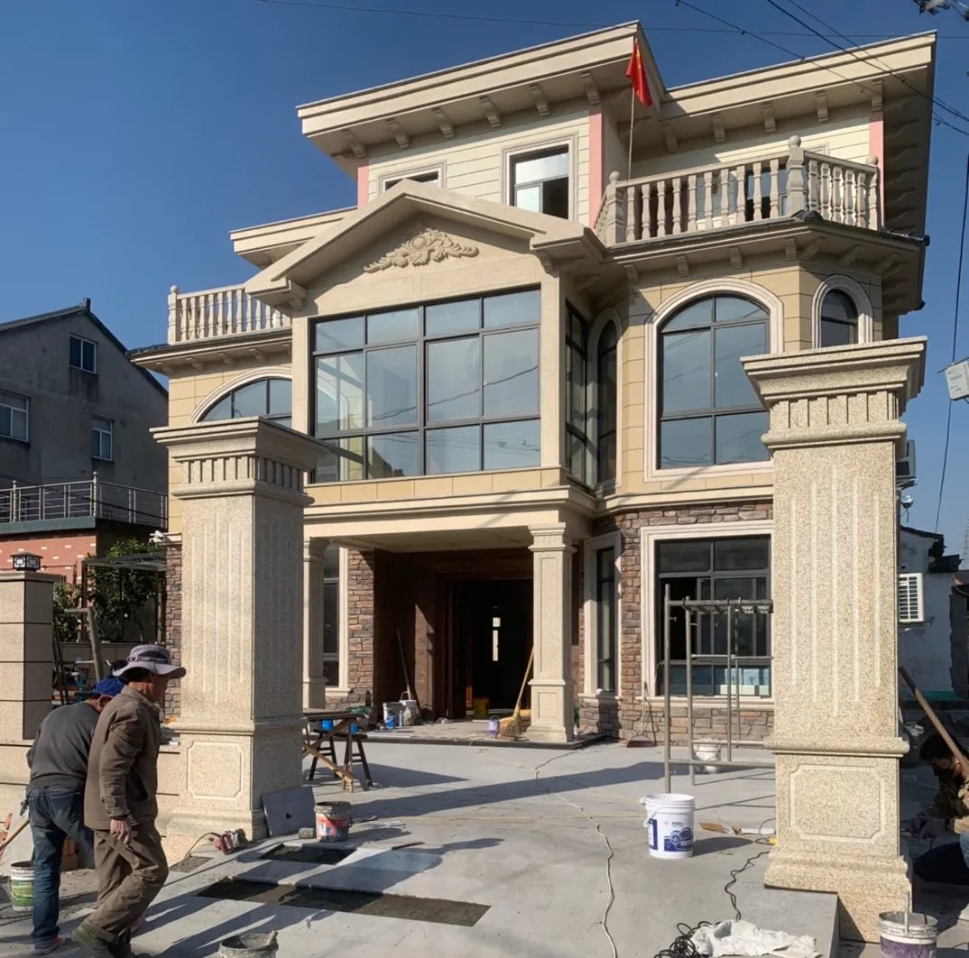 北京 黄金麻花岗岩荔枝面别墅外墙干挂私家专属