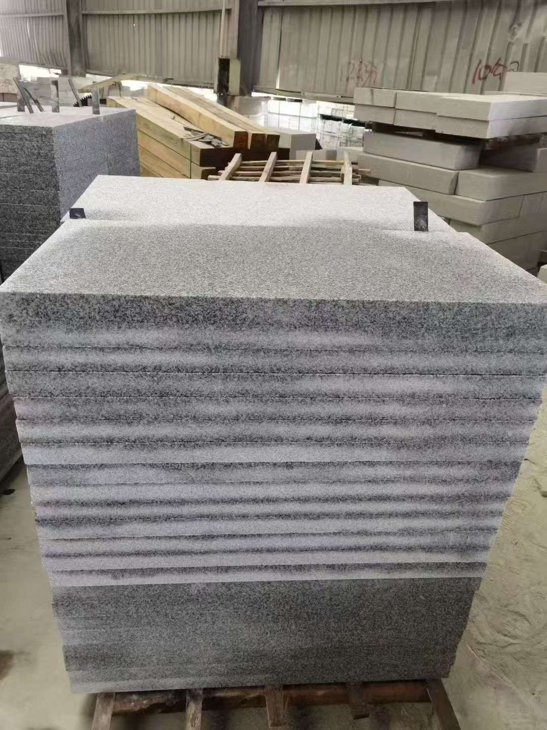 北京 芝麻白5公分火烧地铺成品，900*400，规格可定制